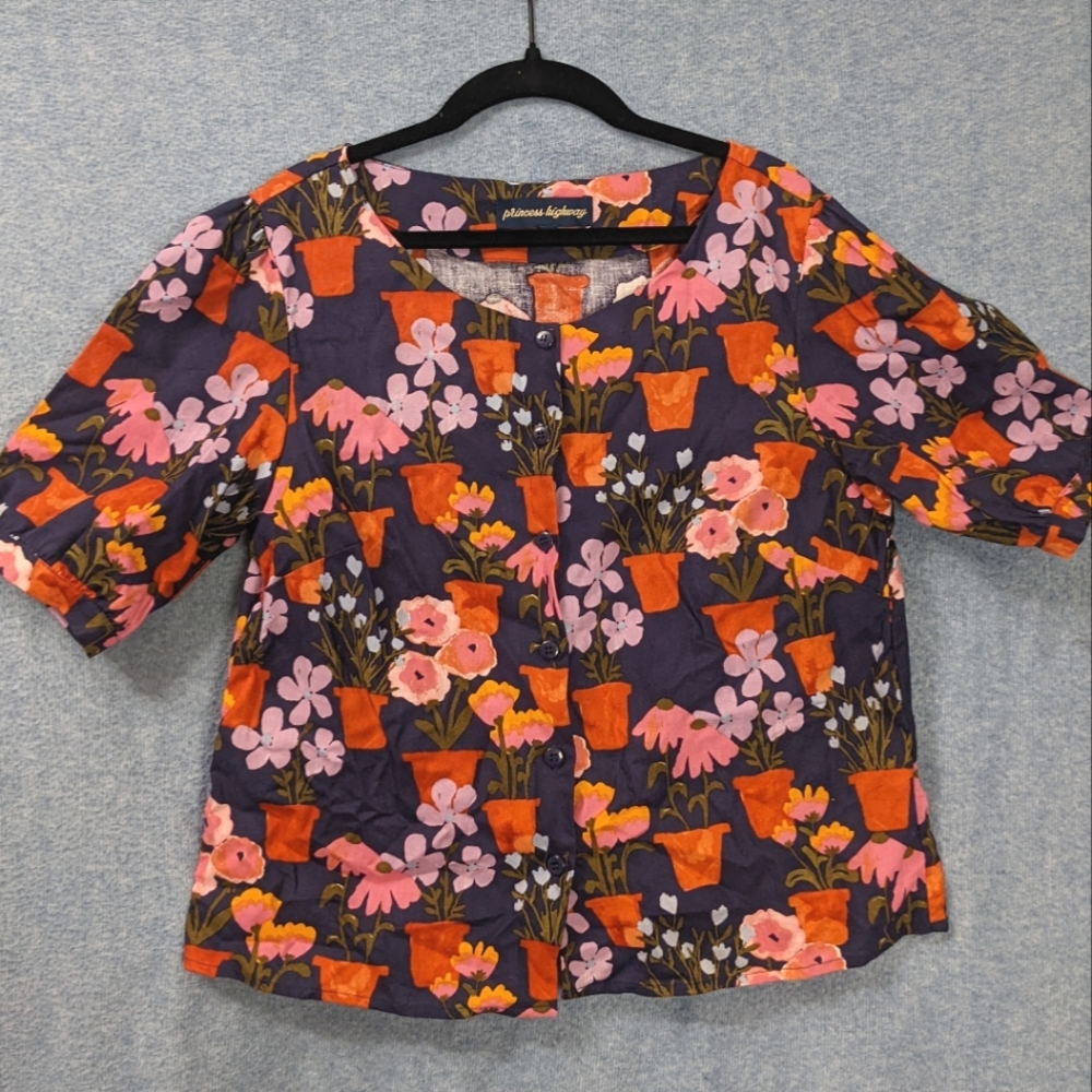 Princess Highway Potted Plant Blouse